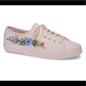 Keds x Rifle Paper Co. Embroidered tennis shoes